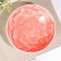 Saladnik ceramic shade Mikaela, 680 ml, D = 17.8 cm, red-pink color