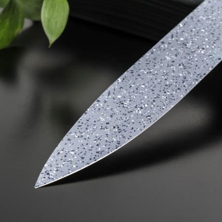 A knife with an anti -wound coating of the granite shade, chef, blade 20 cm-1