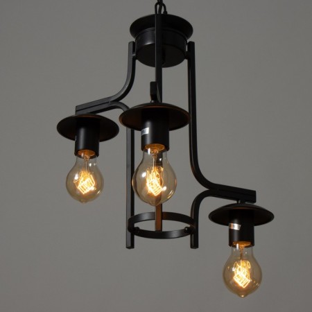 Derin lamp "3x e27 black 36x35x66cm-3