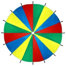 Parachute 16 sectors, 4 colors, d = 3 m, mix color