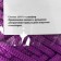 Knitting cord 100% polyester, width 3 mm 100m (lilac)