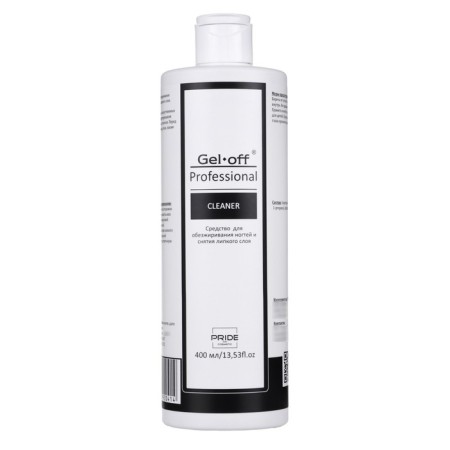 Remedy for degreasing nails and removing the sticky layer Gel*Off Cleaner Professional, 400 ml