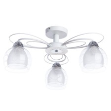 Sansa chandelier, 3x40W E27, white