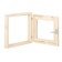 Window, 40 × 40cm, double glass of linden, outer opening