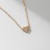 Pendant "Heart" great love, color gold