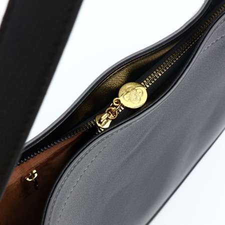 Women's bag-bag with lightning, gray/black color-2
