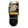 Kaponnoye zonik leash with double latex thread and reinforced carbine, 5m x 25mm, black
