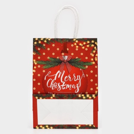 Package Gift craft "Red New Year's Shar" 15 × 21 × 8 cm-2