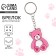 Key keychain "Bear", 10.2 x 3.8 cm