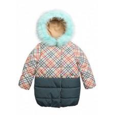 Coat for girls, height 104 cm, beige color
