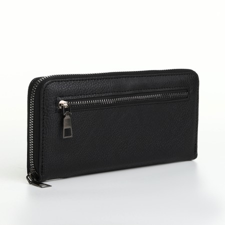 Pearl husband, 19.5*2.5*10 cm, 6 depth + n/pocket, d/card, d/coins, on lightning, black-1