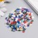 A set of beads made of polymer clay "Astra" 6 mm, 20 g, beige mix