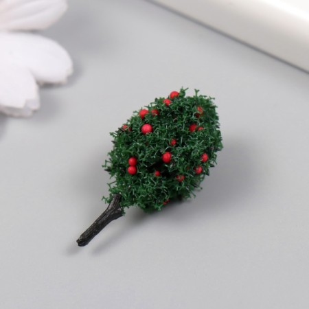 Artificial plant for creativity plastic "apple tree" 4 cm-1