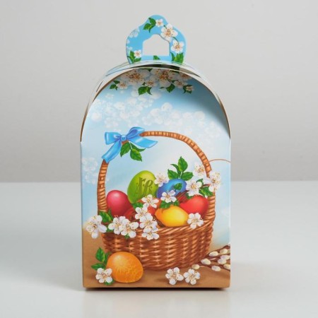 Confectionery box, packaging "Delicious Easter cake", 16.5 x 14.5 x 21 cm-1