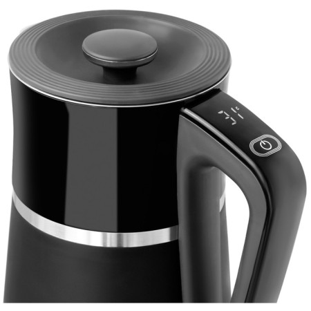 Electric kettle Galaxy Line GL 0338, stainless steel/plastic, 1.7 l, 2200 watts, black-2