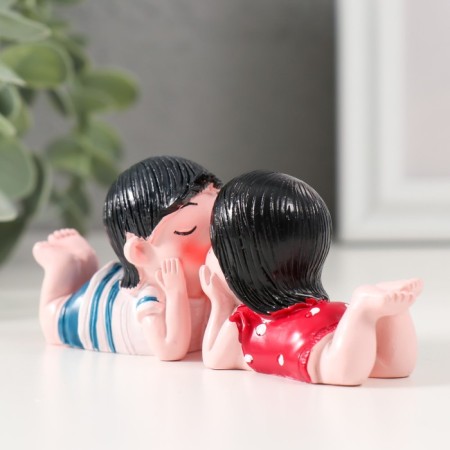 Souvenir Polystone "Cute kids" set 2 pcs 2.5x10x4 cm-2