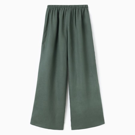 Women's pants minku: minku: safari color green, size 44-5