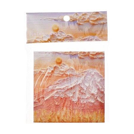 Block for entries 80 x 80 mm, 80 sheets mountain slope ZD-3
