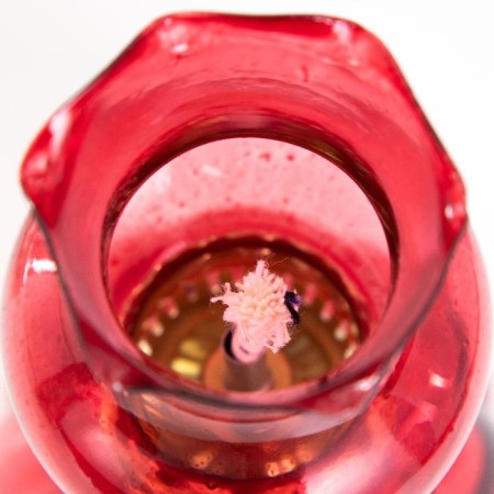 Kerosene lamp decorative "ALLADIN" red 8*8*20 cm Risalux-6