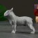 Souvenir "French bulldog" average, 9.5cm