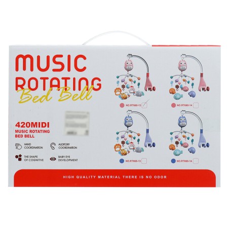 Mobile Musical "Owing Songs", on batteries, blue color-13