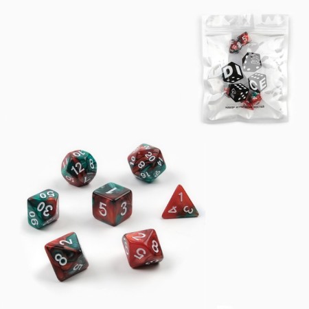 Cubes set for D&D (Dungeons and Dragons, DND) "Game time", Series: D&D, 7 pcs