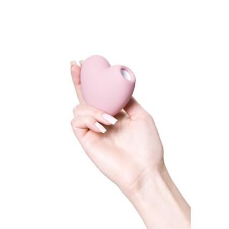 Vacuum-wave contactless stimulator of the Satiffyer Cutie Heart, silicone, pink color-16