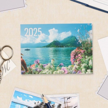 Pocket calendar "Nature - 4" 2025, 7x10 cm, mix-1