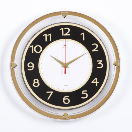 Wathery clock, interior, silent, d-30 cm
