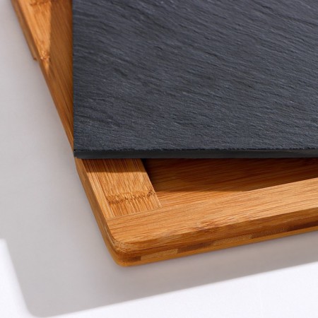 Magistro Valley, 36 × 24 cm, slate, bamboo dish-5