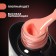 Camouflage base for nails, 3 phase, 8ml, LED/UV, coral color (018)