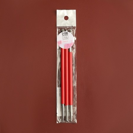 A set of bilateral cardin for embossing on the skin, 3 pcs, 16 cm, red color-12