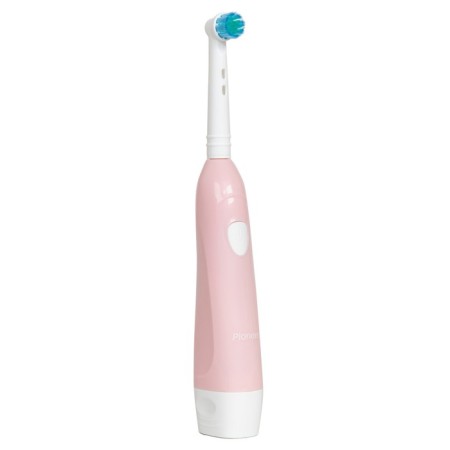 Electric toothbrush Pioneer TB-1021, children's, 1 interchangeable nozzle, pink color with white 94105-3