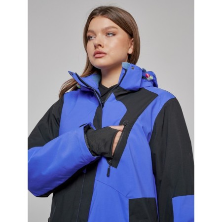 Ski suit female, size 52, blue color-11