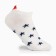Women's socks, white color/stars, size 36-40