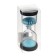 Happy Time sand clock, 10 minutes, 4 x 11 cm, blue