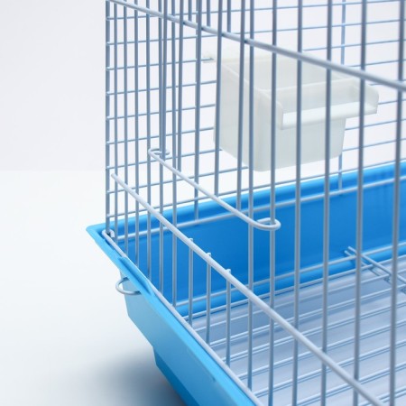 BD-3/1O bird cage, opening roof, 47.5 x 37 x 70 cm, blue-14