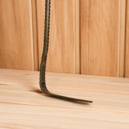 Metal golden poker, length 66 cm-2