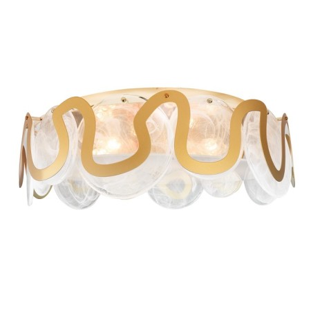 Crowning chandelier with crystal Ambrella Light, Traditional, Tr5327, E14, Color Gold