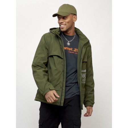 Sports male jacket, size 54, khaki color-6