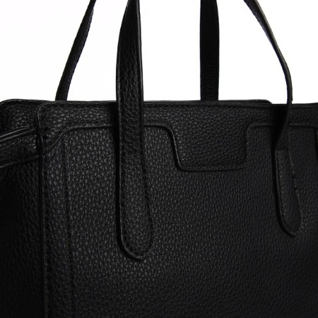 Bag Female Tout with zipper, black color-4