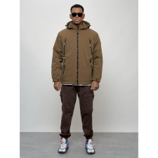 Male spring jacket, size 54, brown color