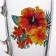 Glass Glass "Tropical Flowers", 300 ml, MIX drawing