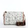 Bag Cross-Bodi with a zipper, white color