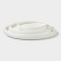 Magistro OliveQueen plates, 3 pcs: D = 14/13 cm, porcelain, white