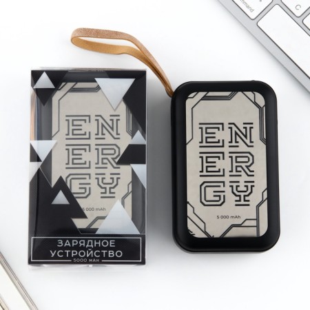 Energy charger, 5000mas, mod. PB-04, 10.4 x 6.4 cm-1