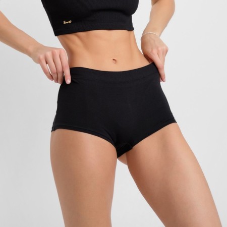 Panties Female shorts, black color (Nero), size 50 (XL)