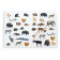 Stickers "My first encyclopedia. Animals of the world ", A4 format, 8 p. + Poster
