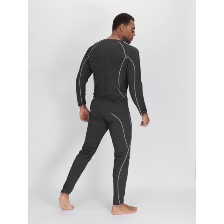 Male thermal underwear, size 50-52, dark gray color-15