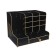 Organizer-Claus desktop DEVENTE. Magnat 33 x 26 x 26 cm, MDF, black, cardboard box